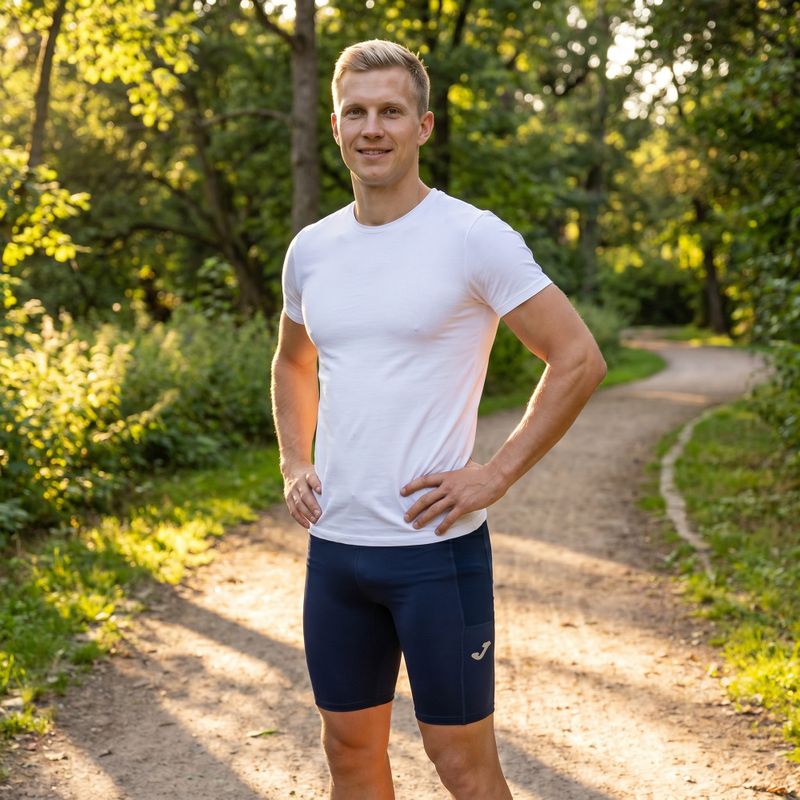Шорти для бігу чоловічі Joma Elite X Short Tights сині 700038.300 13
