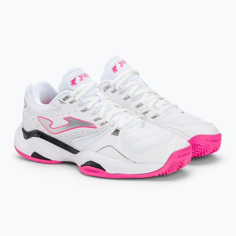 Кросівки тенісні жіночі Joma Master 1000 Lady P white/fuchsia 4