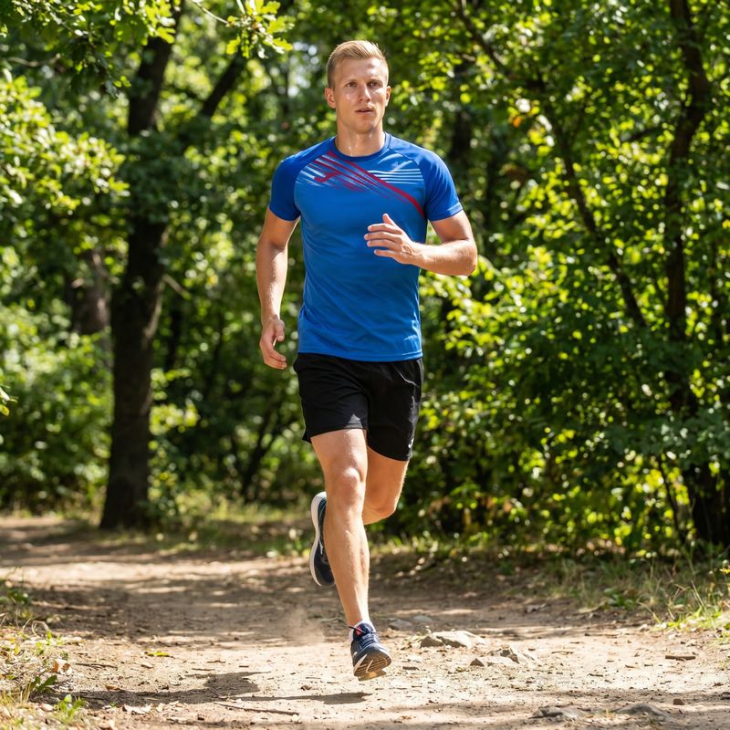 Футболка для бігу чоловіча Joma Elite X блакитна 103101.700 8