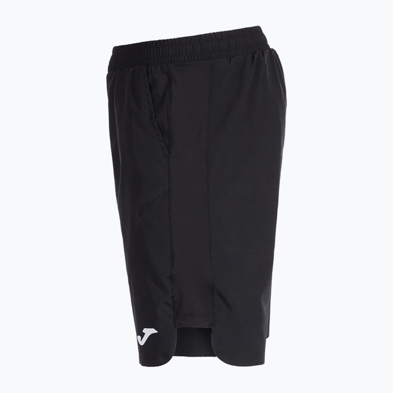 Шорти тенісні чоловічі Joma Smash black 4