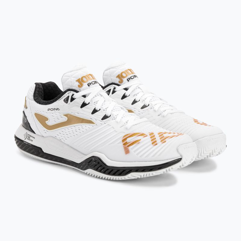 Кросівки тенісні жіночі Joma Point P white/gold 4