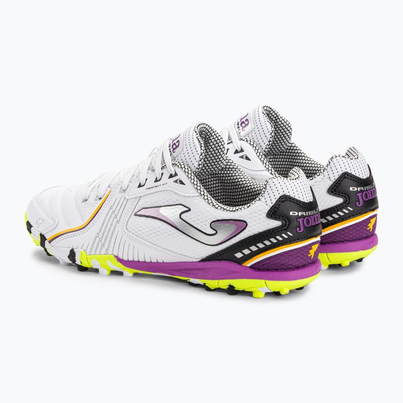 Чоловічі футбольні бутси Joma Dribling TF білий/чорний 4