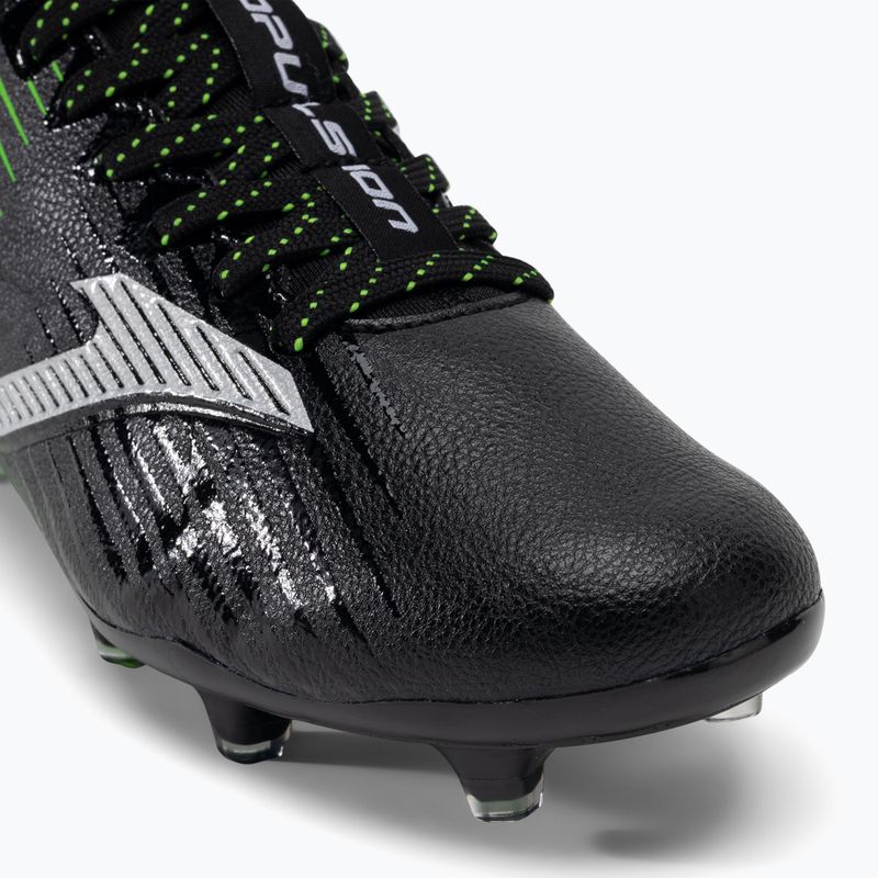 Футбольні бутси чоловічі Joma Propulsion Cup FG black/green fluor 7