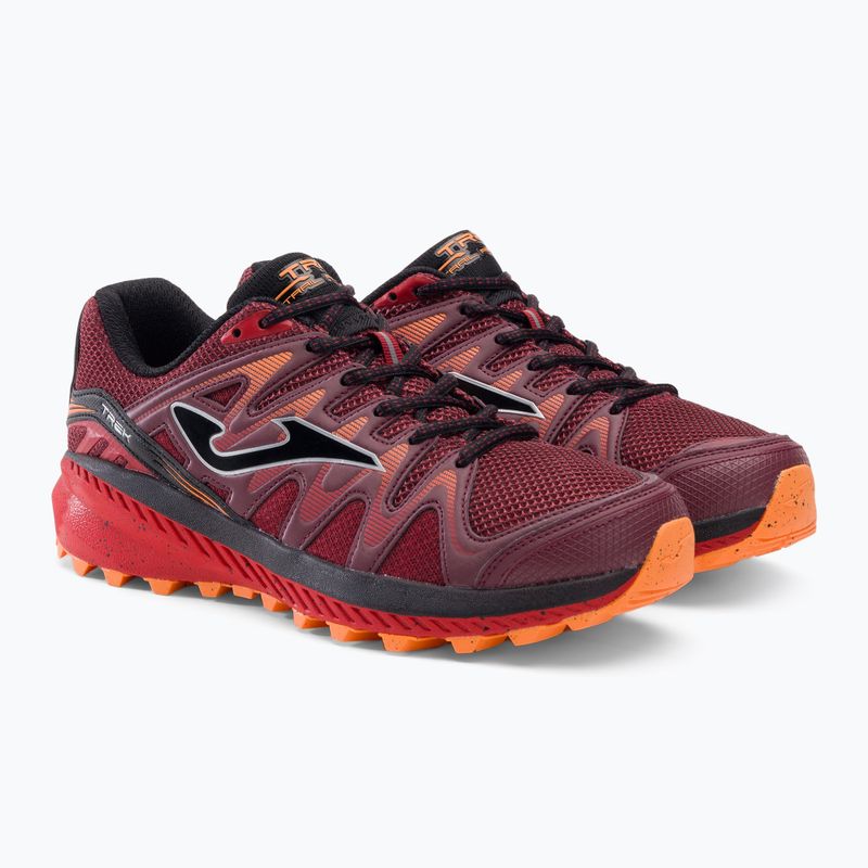 Кросівки для бігу чоловічі Joma Trek burgundy 4