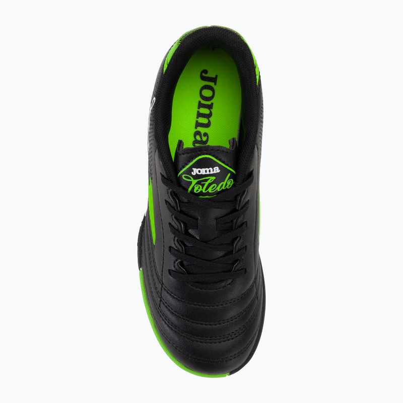 Дитячі футбольні бутси Joma Toledo Jr TF чорні 6