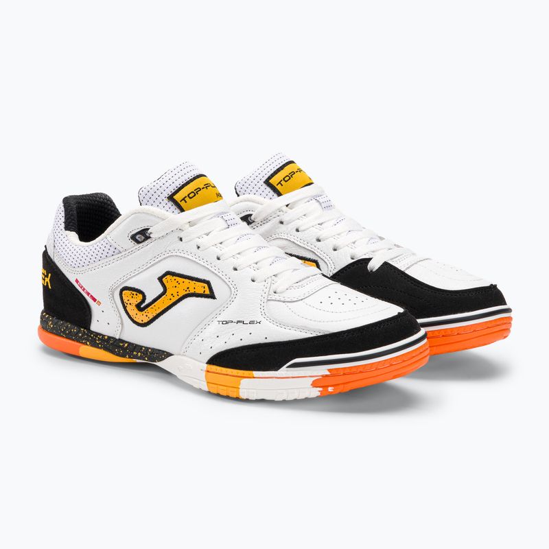Чоловічі футбольні бутси Joma Top Flex IN білий/чорний 4