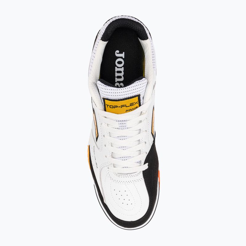 Чоловічі футбольні бутси Joma Top Flex IN білий/чорний 6