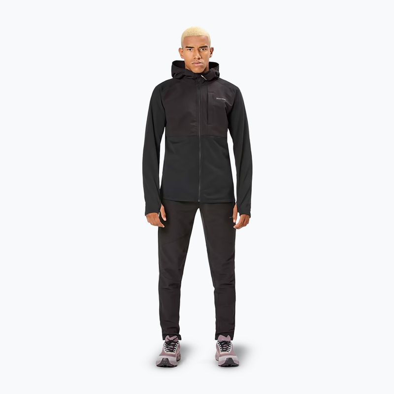 Куртка для бігу чоловіча NNormal Active Warm svart/black 2
