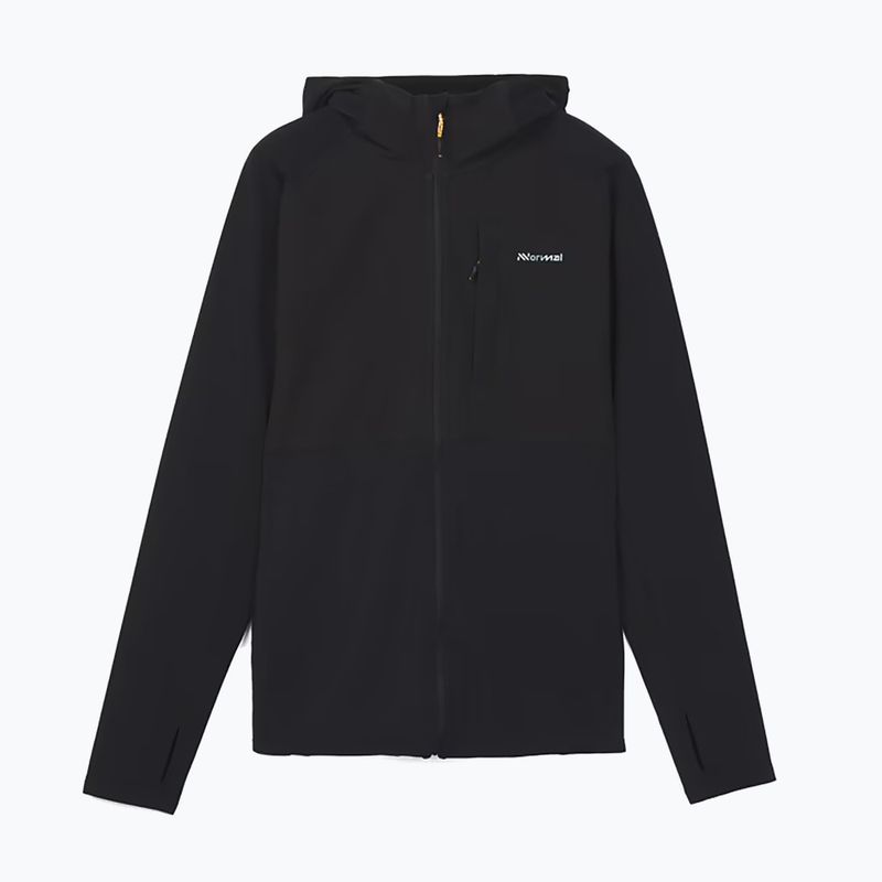 Куртка для бігу чоловіча NNormal Active Warm svart/black 4