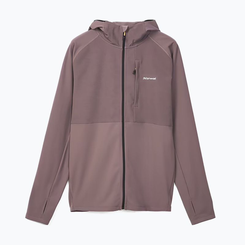 Куртка для бігу чоловіча NNormal Active Warm albergini/purple 4