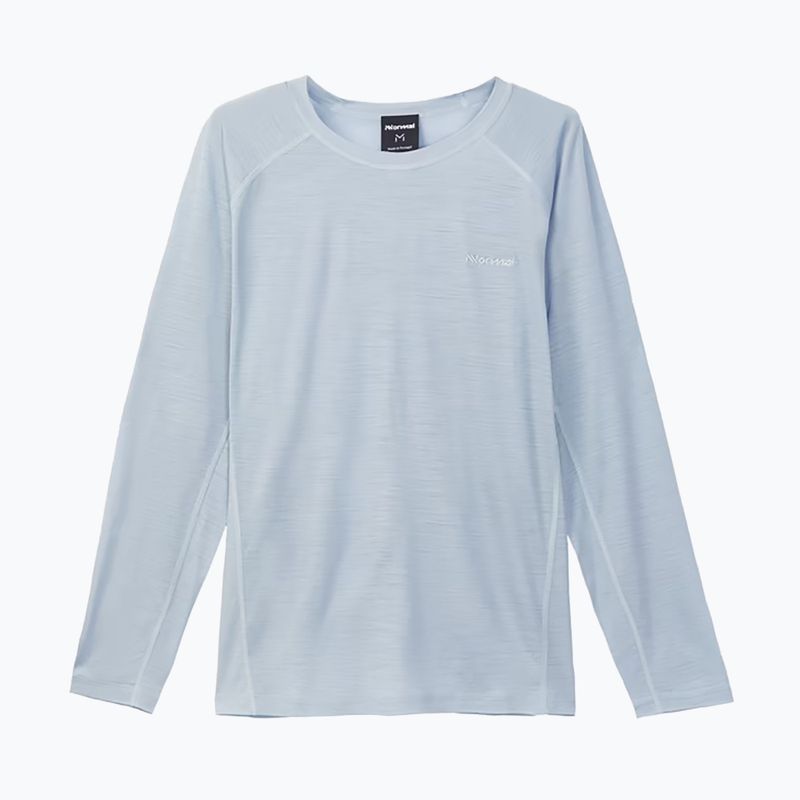 Лонгслів для бігу чоловічий NNormal Merino blue 5