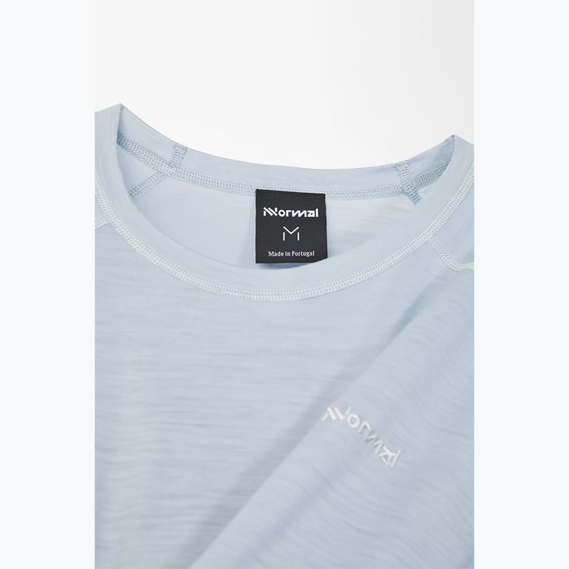 Лонгслів для бігу чоловічий NNormal Merino blue 6