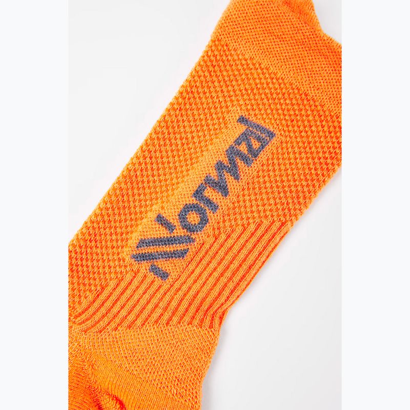 Шкарпетки для бігу NNormal Merino orange 2