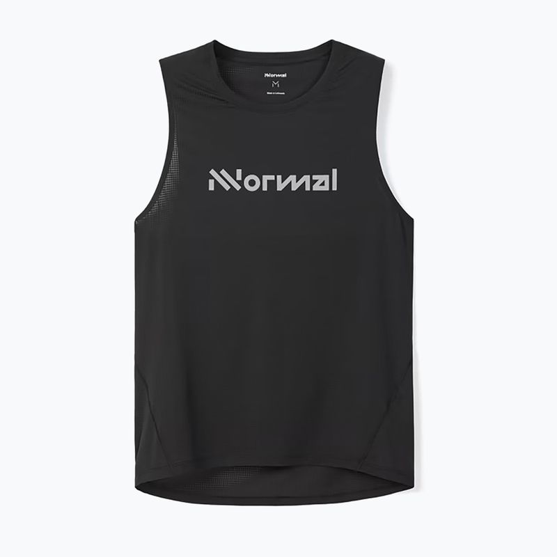 Чоловіча футболка для бігу NNormal Race Tank чорна 4