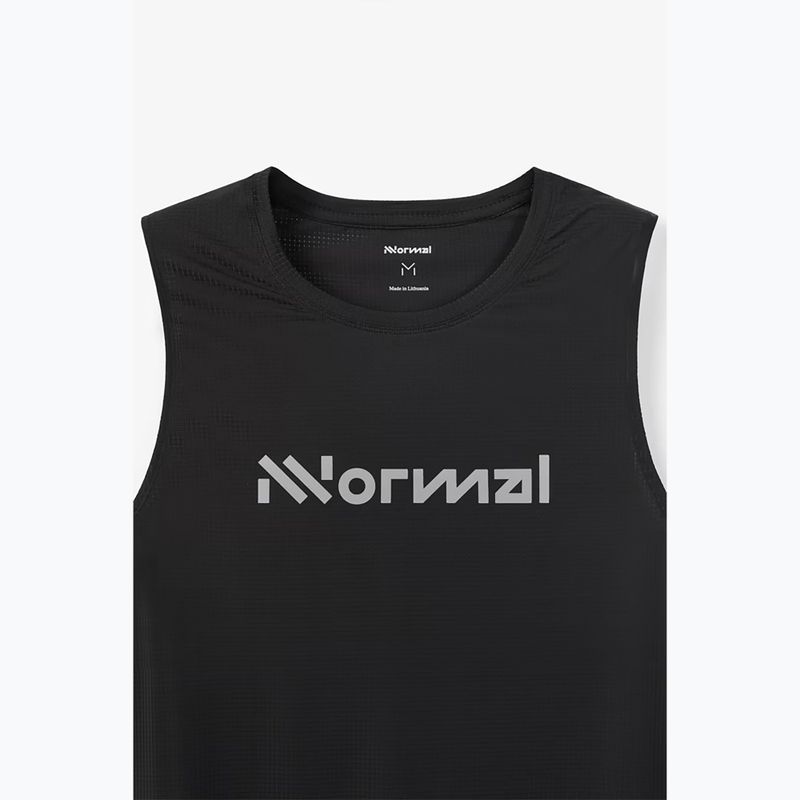 Чоловіча футболка для бігу NNormal Race Tank чорна 5