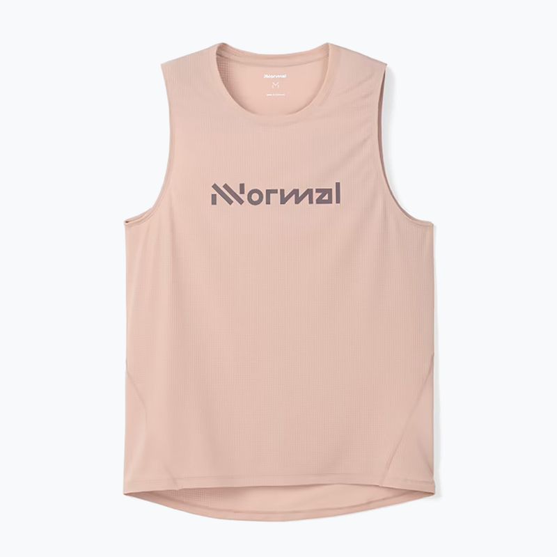 Чоловіча бігова сорочка NNormal Race Tank пильно-рожевого кольору 3