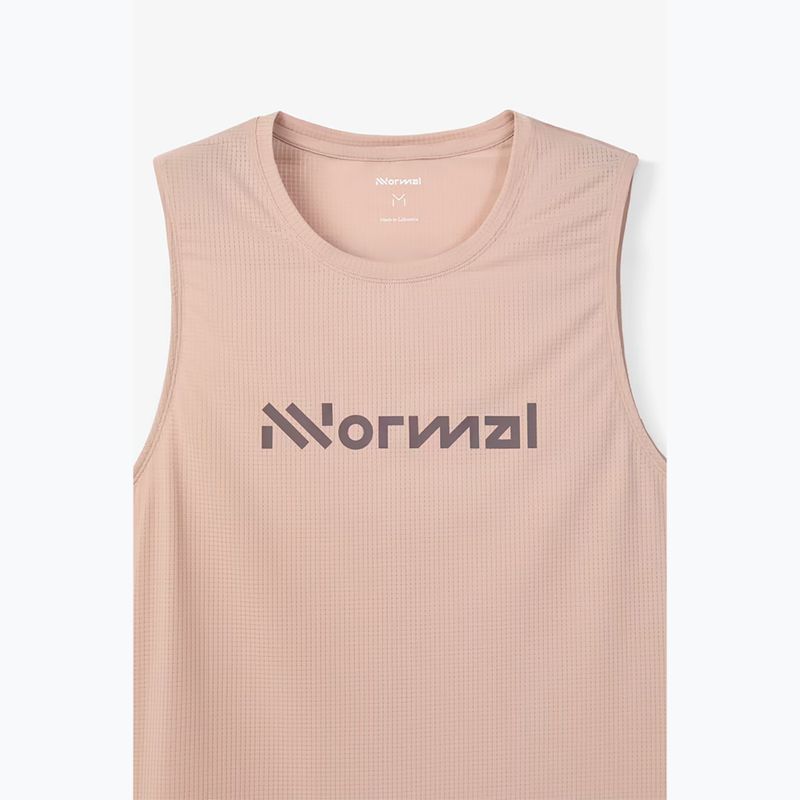 Чоловіча бігова сорочка NNormal Race Tank пильно-рожевого кольору 4