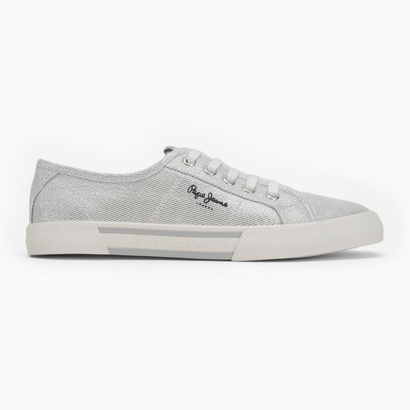 Кеди жіночі Pepe Jeans Brady Party silver 2