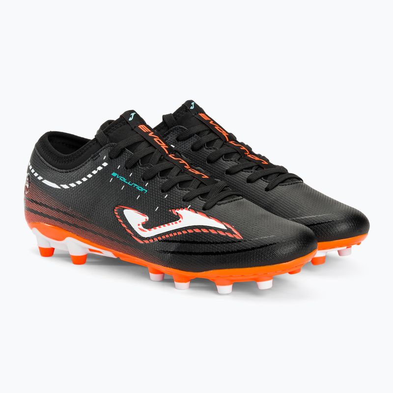 Бутси футбольні чоловічі Joma Evolution FG black/orange 4