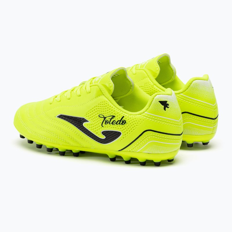 Бутси футбольні дитячі Joma Toledo Jr AG lemon fluor 3