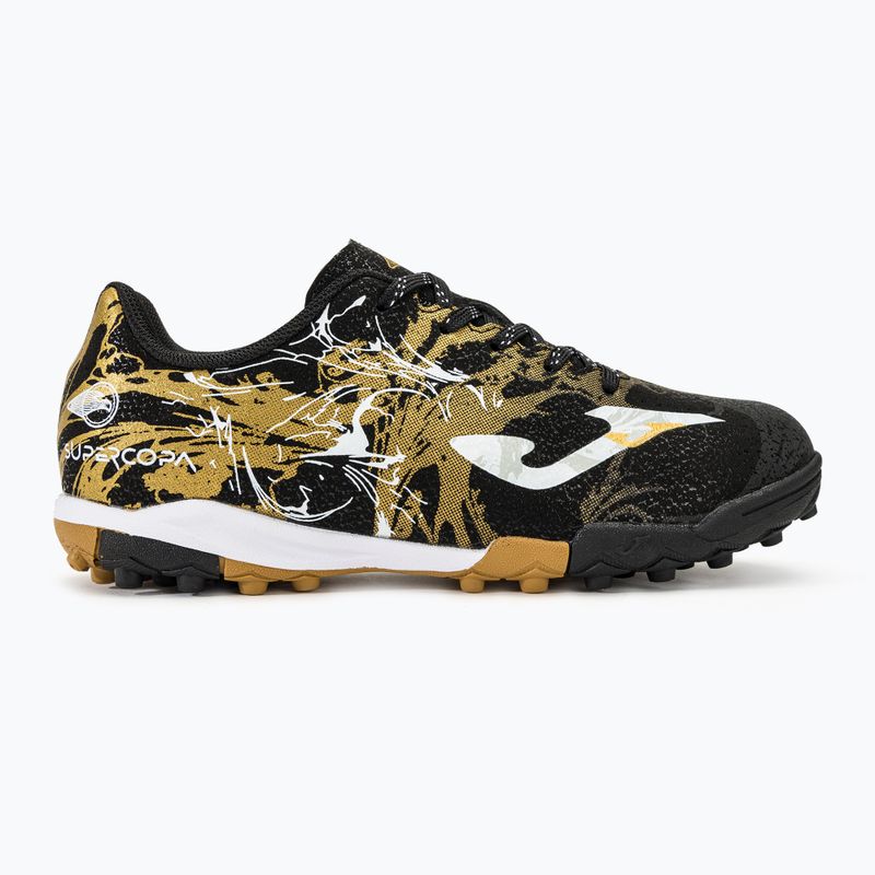 Бутси футбольні дитячі Joma Super Copa Jr TF black/gold 2