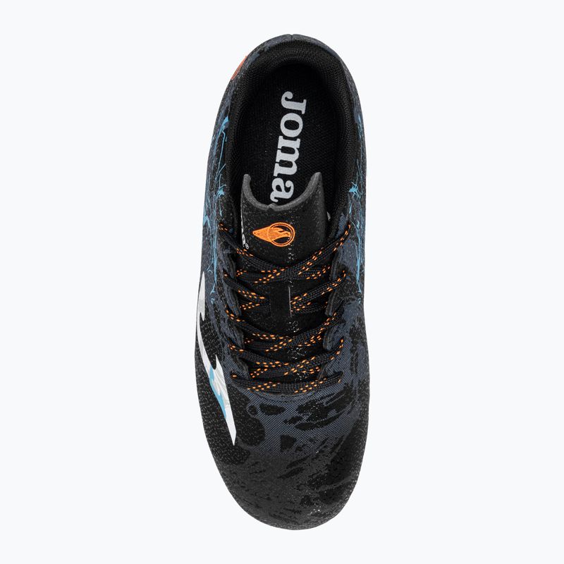 Бутси футбольні дитячі Joma Super Copa Jr AG black/turquoise 6
