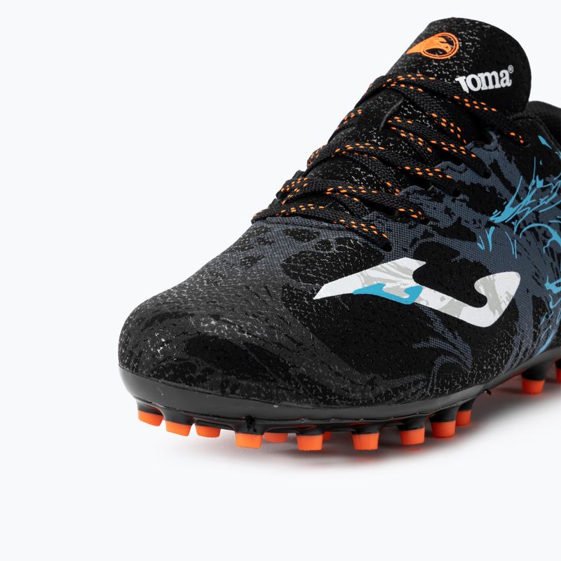 Бутси футбольні дитячі Joma Super Copa Jr AG black/turquoise 8