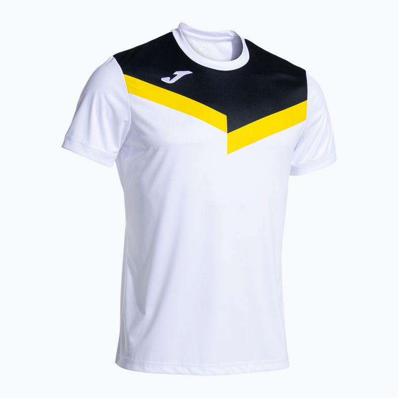 Футболка тенісна чоловіча Joma Court white/black 2
