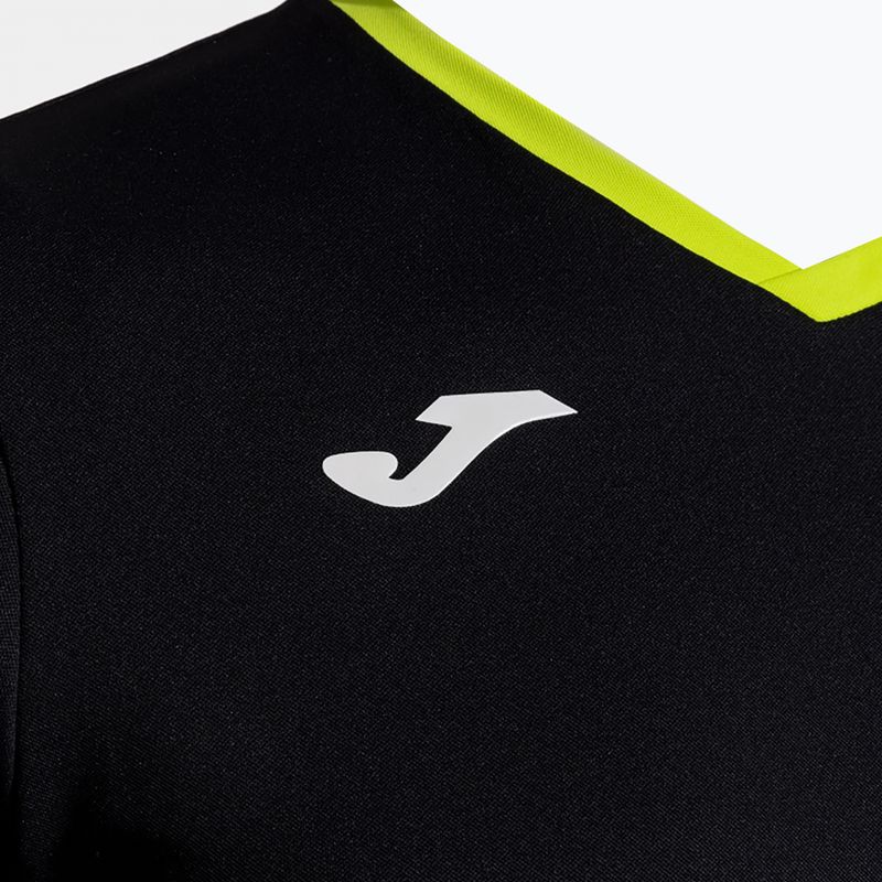 Футболка тенісна чоловіча Joma Court black/green 4