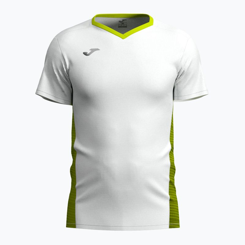Футболка тенісна чоловіча Joma Court white/green