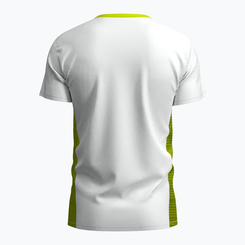 Футболка тенісна чоловіча Joma Court white/green 2