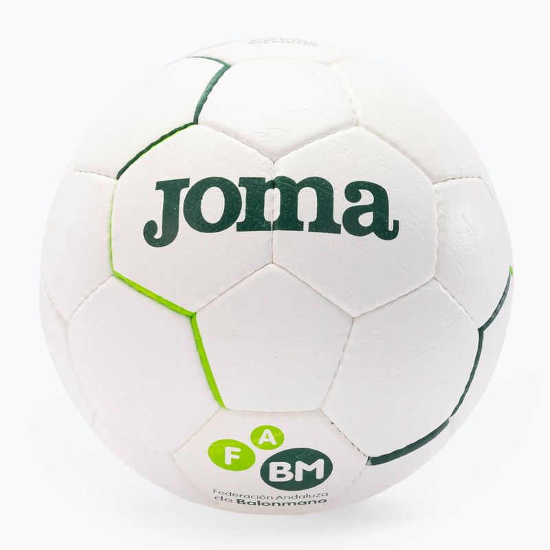 М'яч гандбольний Joma Fed Balonmano Andaluza white/green розмір 2