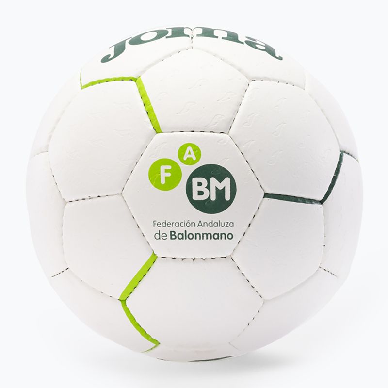 М'яч гандбольний Joma Fed Balonmano Andaluza white/green розмір 3 3