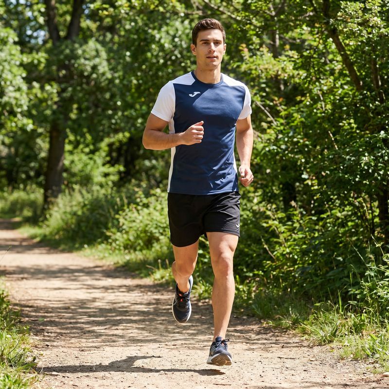 Футболка для бігу чоловіча Joma Record II navy/white 6