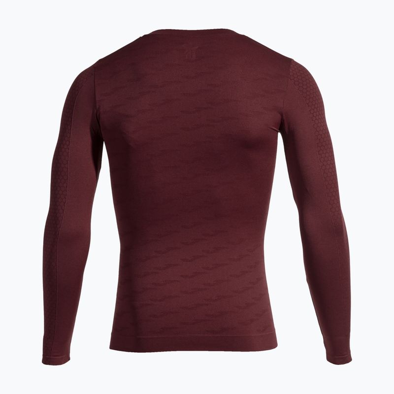Чоловіча термоактивна кофта Joma Classic burgundy 3