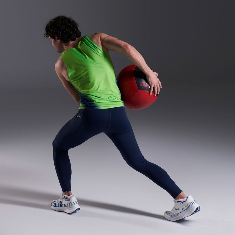 Футболка для бігу чоловіча Joma Elite XI fluor green/navy 6