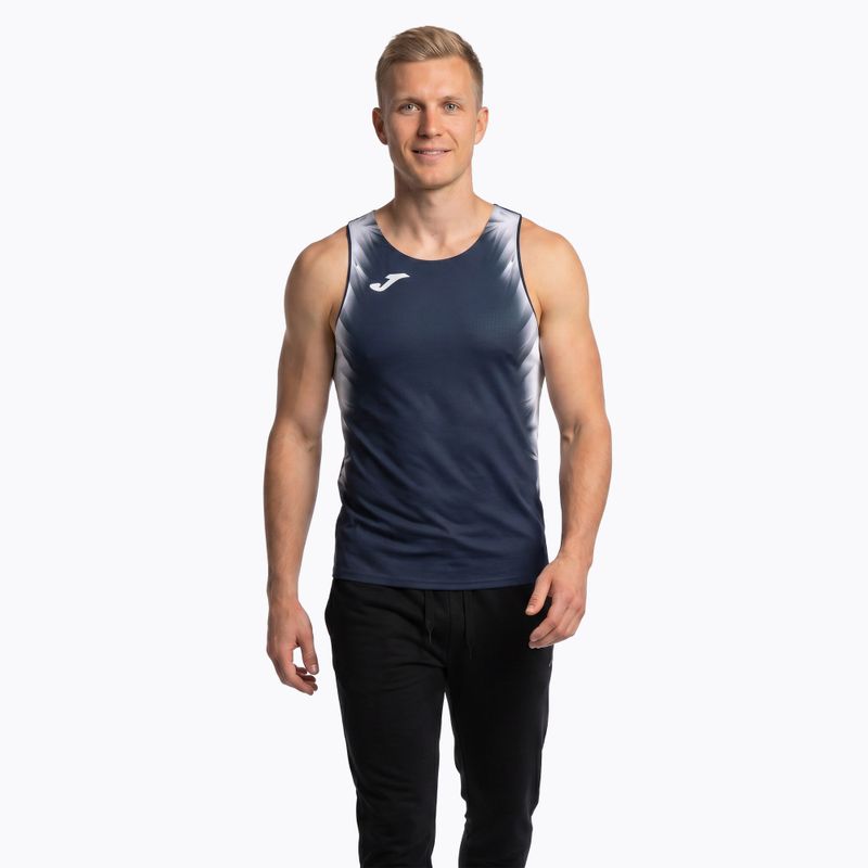 Футболка для бігу чоловіча Joma Elite XI navy/white 3