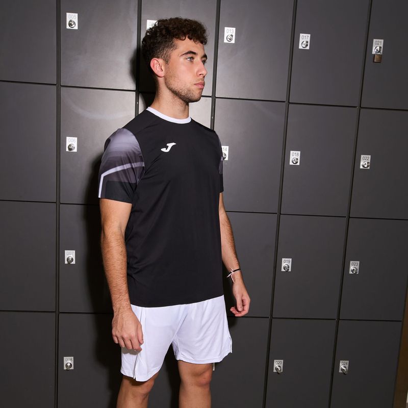 Футболка для бігу чоловіча Joma Elite XI black/anthracite 4