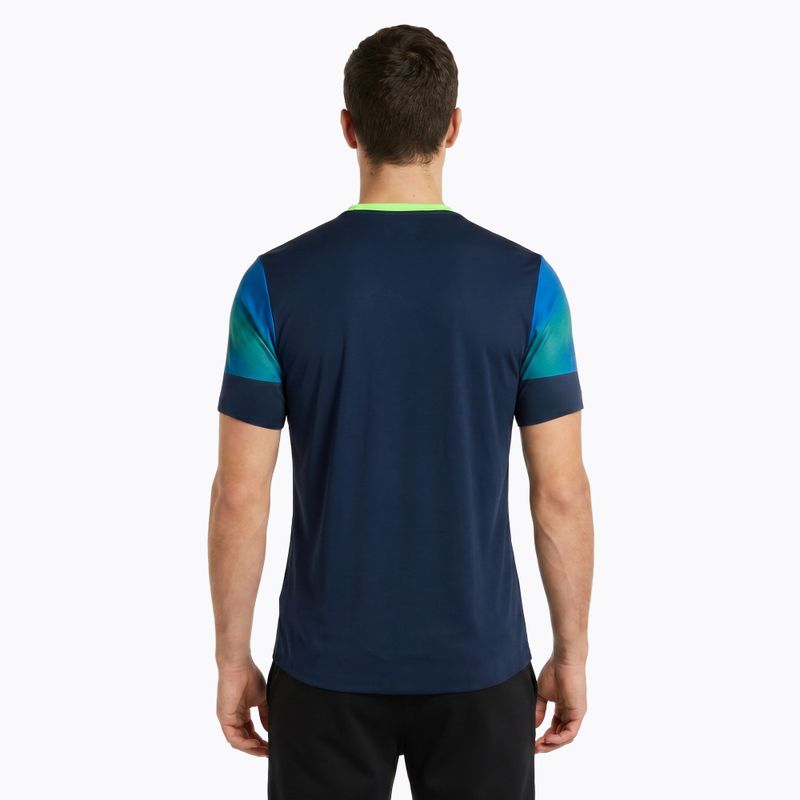 Футболка для бігу чоловіча Joma Elite XI navy/fluor green 2