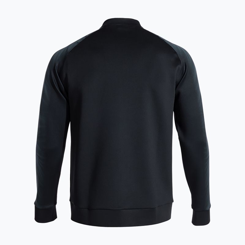 Кофта для бігу чоловіча Joma Elite XI Full Zip black/anthracite 2