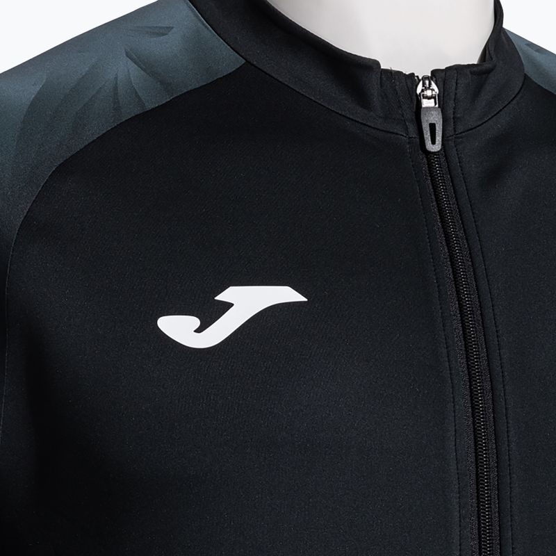 Кофта для бігу чоловіча Joma Elite XI Full Zip black/anthracite 3