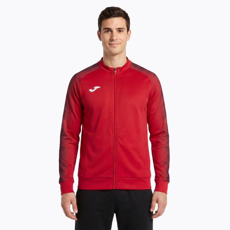 Кофта для бігу чоловіча Joma Elite XI Full Zip red