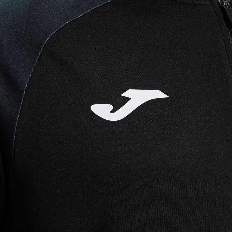 Кофта для бігу чоловіча Joma Elite XI Hoodie black/anthracite 4