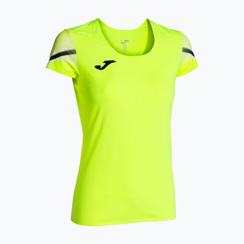 Футболка для бігу жіноча Joma Elite XI fluor yellow/black 3