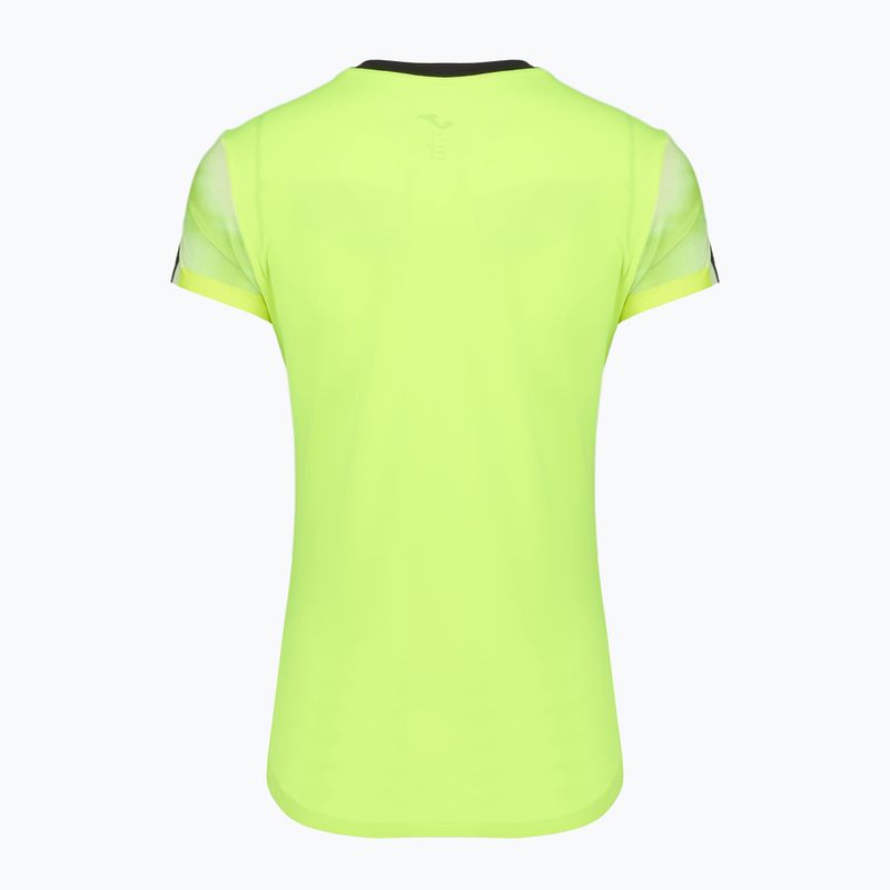 Футболка для бігу жіноча Joma Elite XI fluor yellow/black 2
