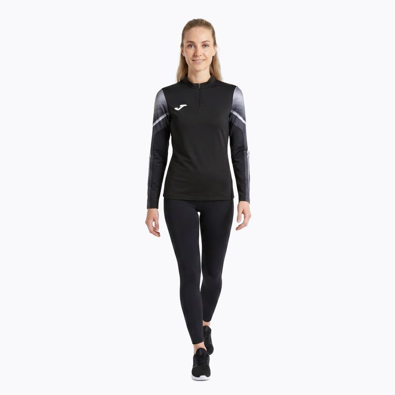 Кофта для бігу жіноча Joma Elite XI black/anthracite 2