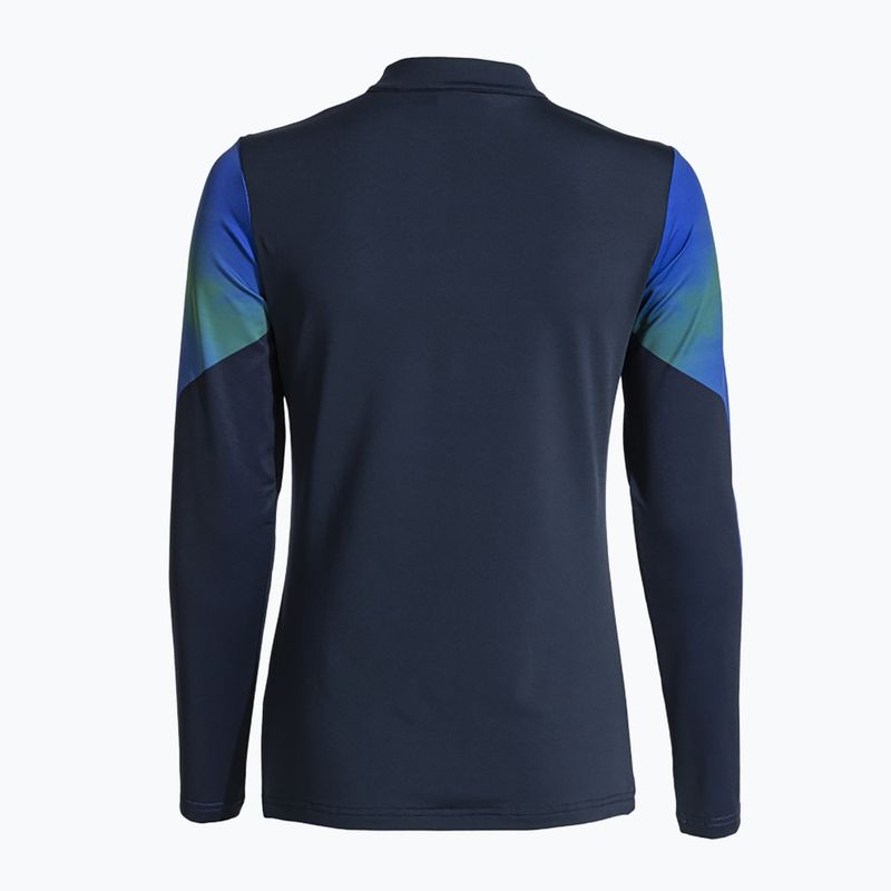 Кофта для бігу жіноча Joma Elite XI navy/fluor green 2