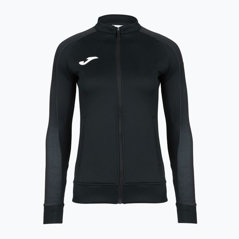 Кофта для бігу жіноча Joma Elite XI Full Zip black/anthracite