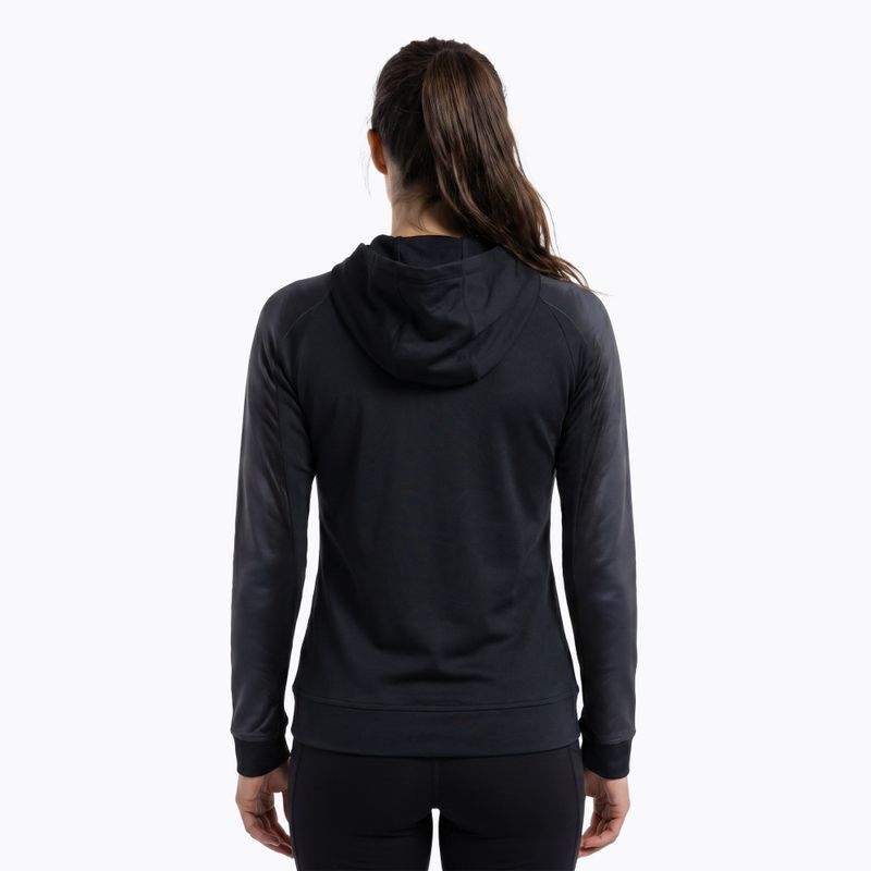 Кофта для бігу жіноча Joma Elite XI Hoodie black/anthracite 3