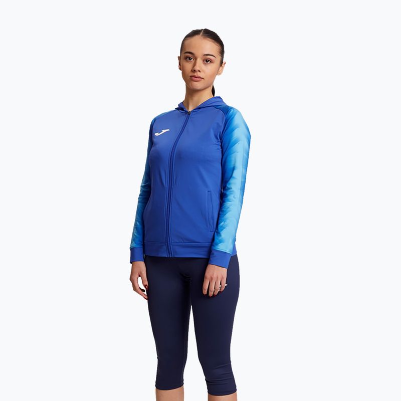 Кофта для бігу жіноча Joma Elite XI Hoodie royal 2